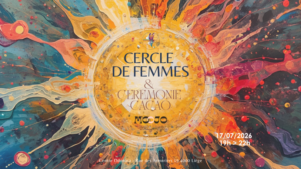 Cercle de femmes à Liège – rituel cacao et sororité lors du Cercle Solaire