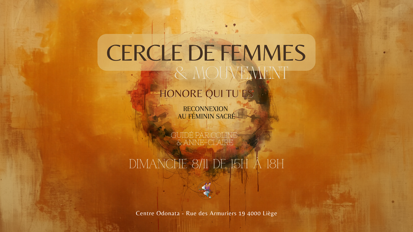Cercle de femmes à Liège – Honore qui tu es au Centre Odonata